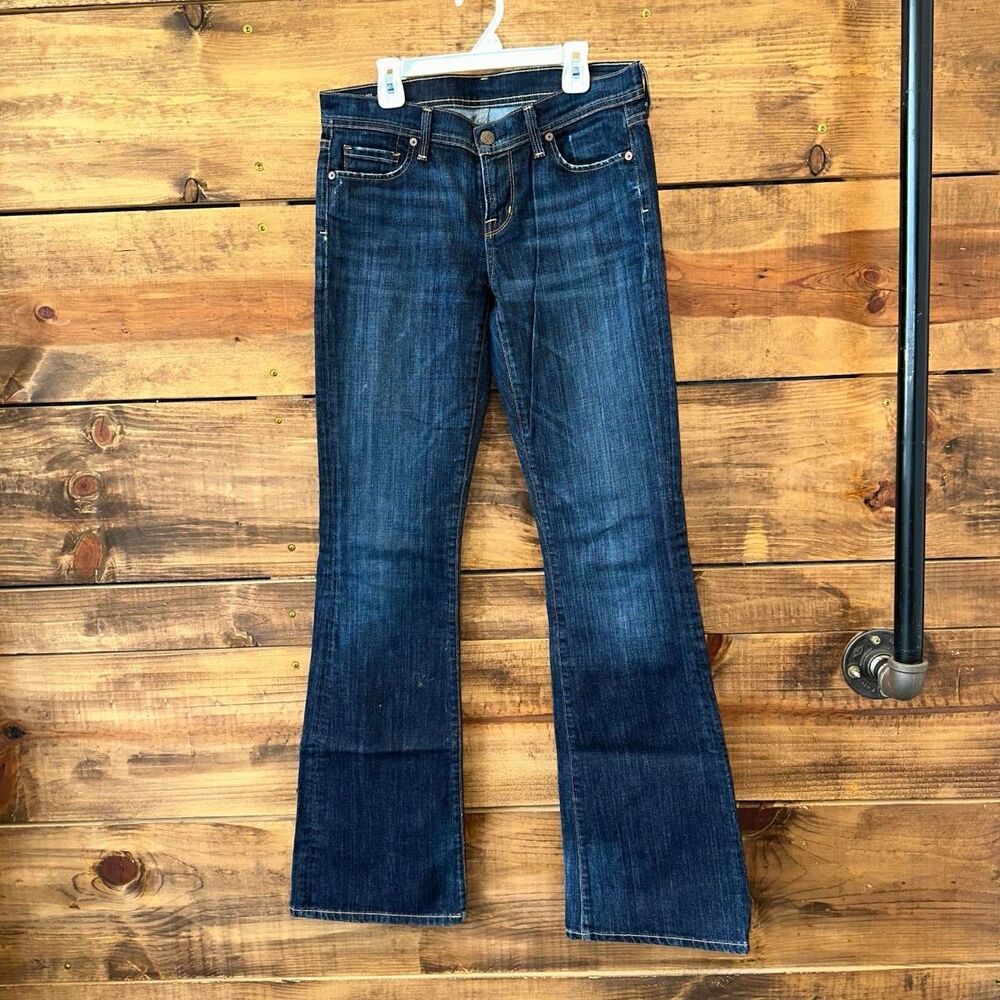 Citizens-of-humanity Women's Blue and Navy Jeans